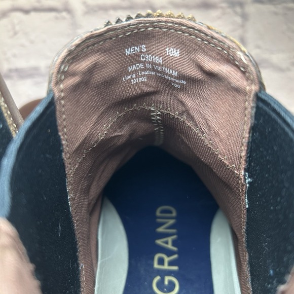 Cole Haan Boots Men's 10M ZERØGRAND Waterproof Chelsea Boot Brown Scuffs C30164 - Picture 6 of 9